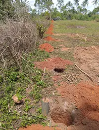 Einfriedung Grundstück 4